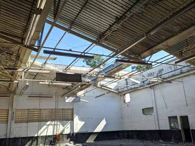 Demolição de fábrica em Osasco da Demolidora Souza Costa