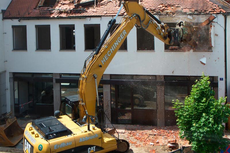 Demolição de casas em Barueri