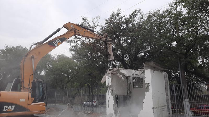 Demolição de casas em Osasco