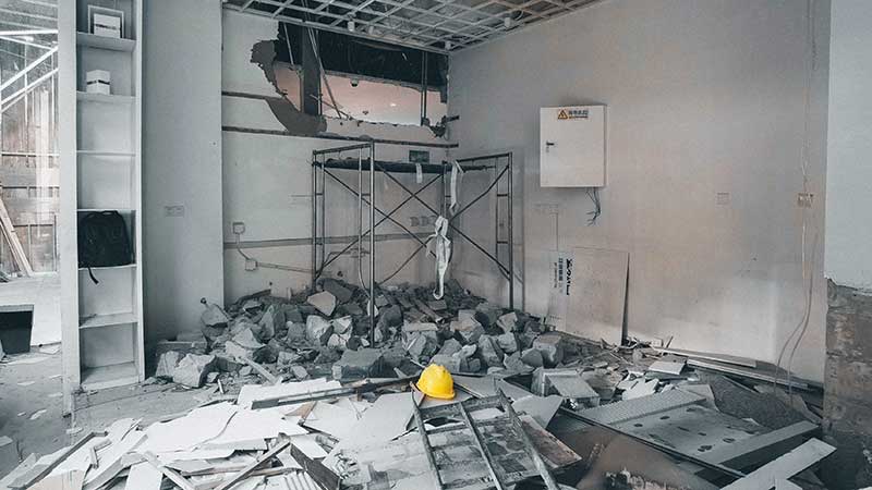 Demolição de edifícios em Barueri