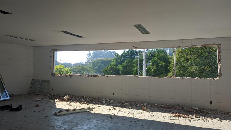 Demolição retrofit em Barueri